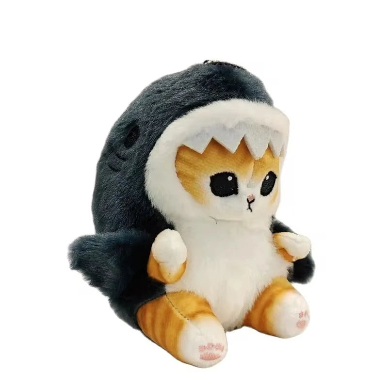 Cute Shark Cat Plush Doll