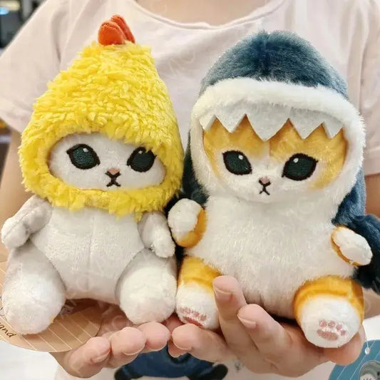 Cute Shark Cat Plush Doll