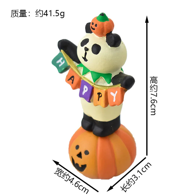 Scene Decoration Zakka Halloween Decoration Japan Desktop Decoration Miniature Figurines Bookshelf Decor Collectible Gifts