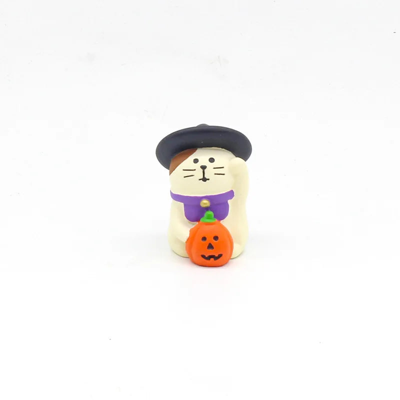 Scene Decoration Zakka Halloween Decoration Japan Desktop Decoration Miniature Figurines Bookshelf Decor Collectible Gifts