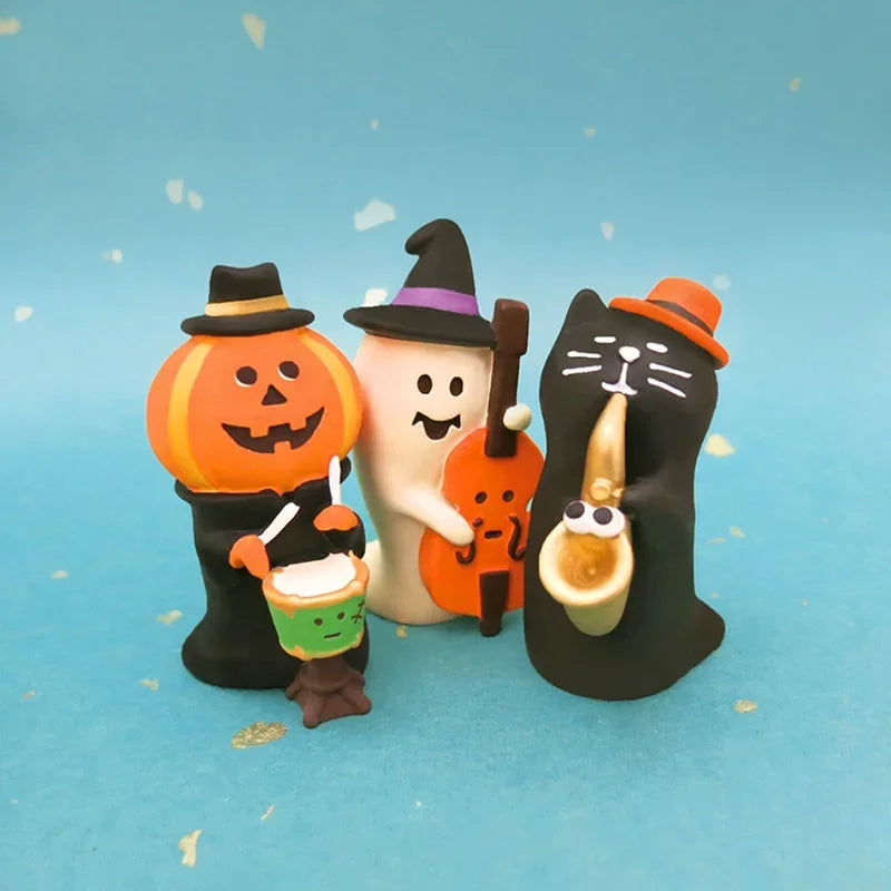 Scene Decoration Zakka Halloween Decoration Japan Desktop Decoration Miniature Figurines Bookshelf Decor Collectible Gifts