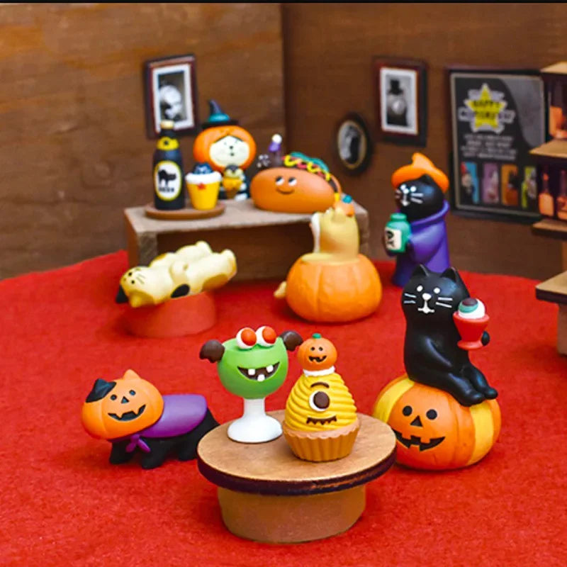 Scene Decoration Zakka Halloween Decoration Japan Desktop Decoration Miniature Figurines Bookshelf Decor Collectible Gifts