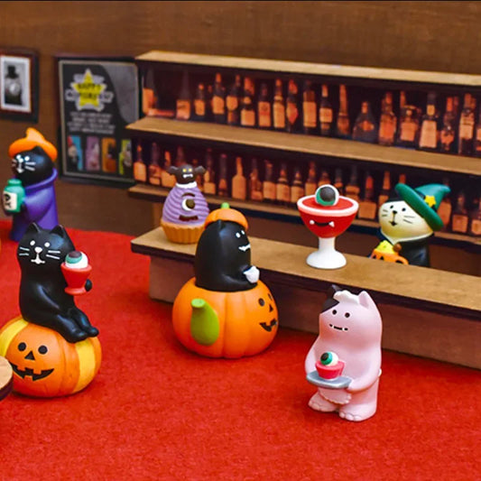 Scene Decoration Zakka Halloween Decoration Japan Desktop Decoration Miniature Figurines Bookshelf Decor Collectible Gifts